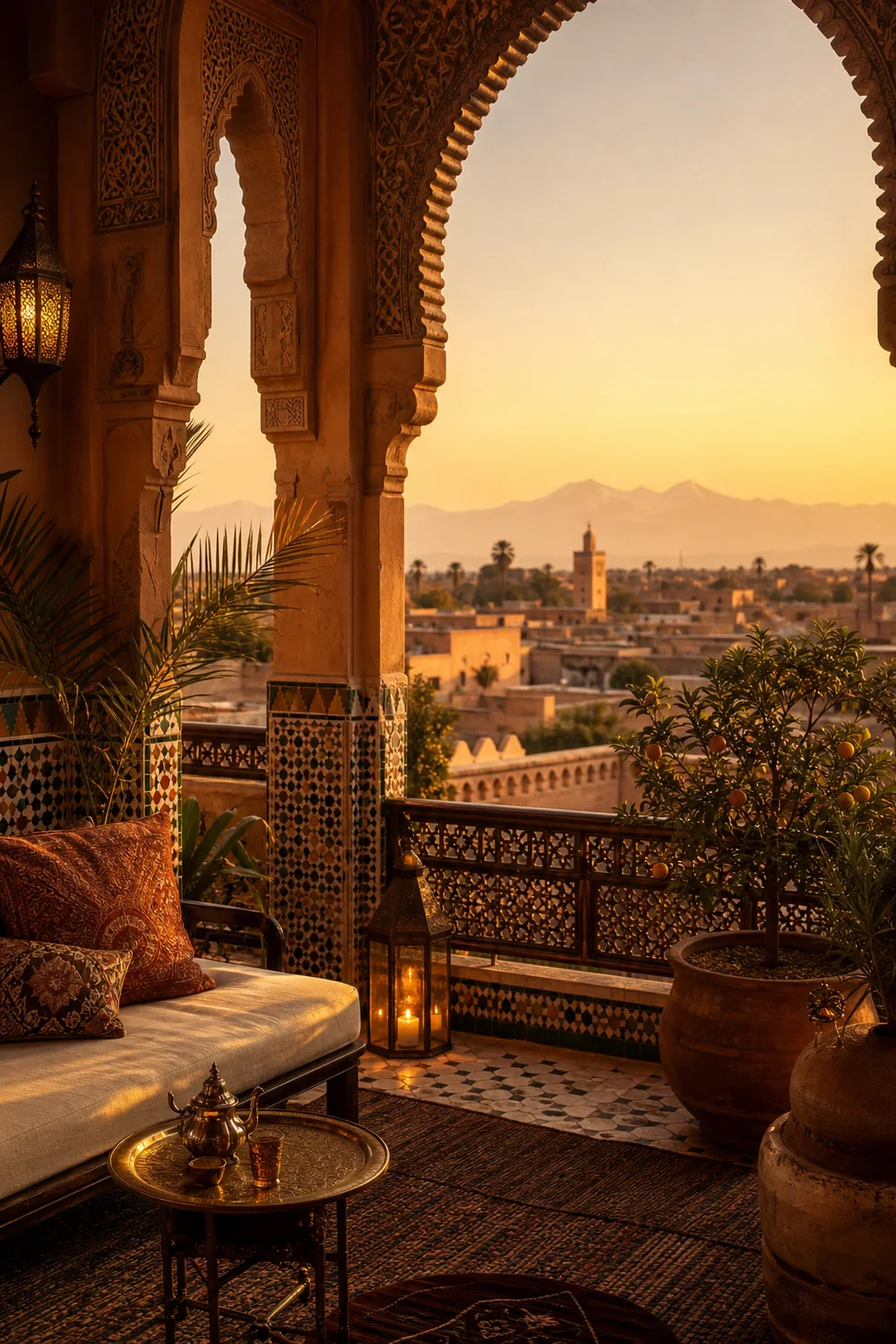 Ambiance de voyage à Marrakech